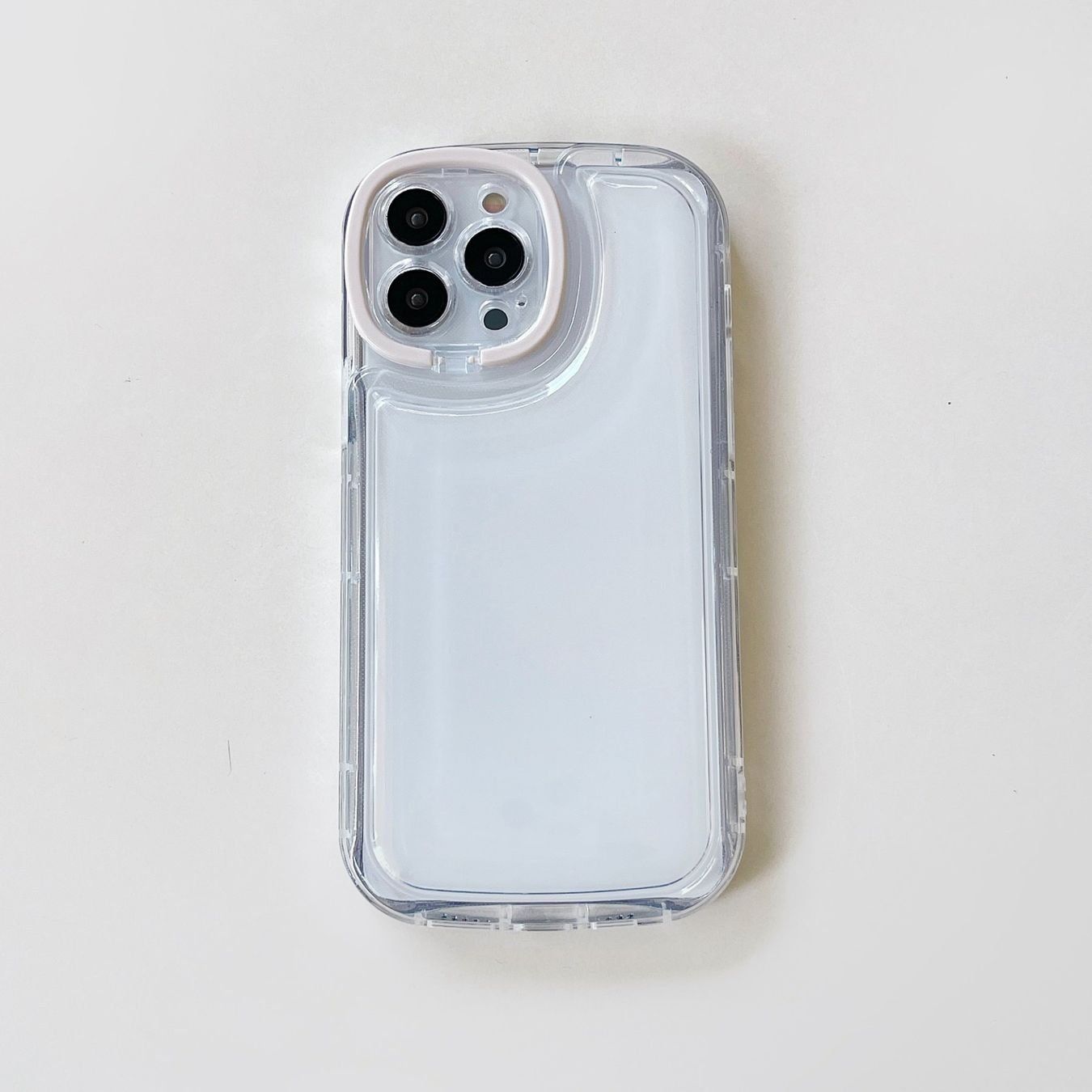 Cover & Protezioni schermo: Transparent, iPhone15, protection case with stand – Nuovo e nell'imballaggio originale da Gattikon venduto da Sarahs_Schatzkammer 1