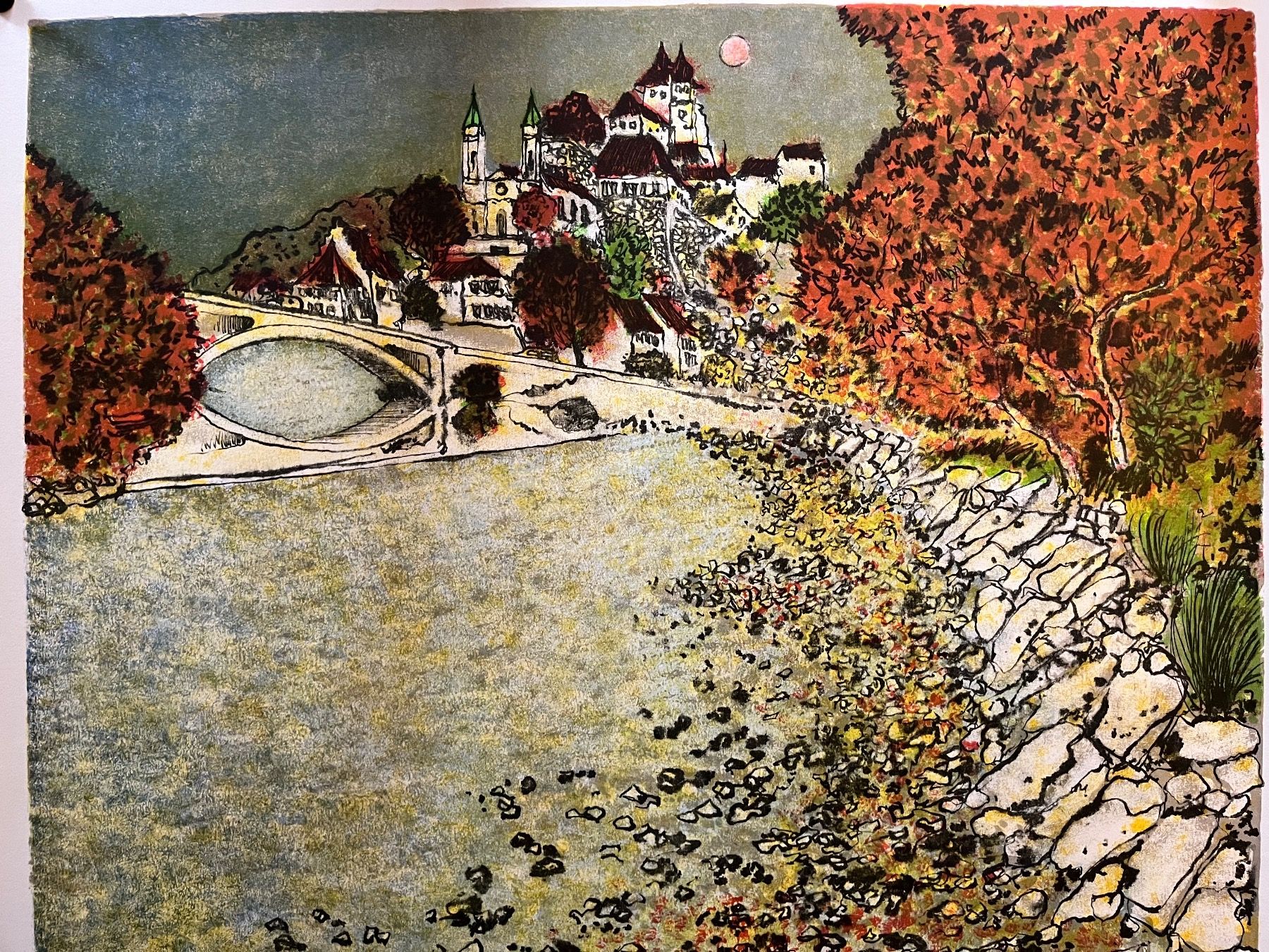 Grafica & Litografie: Marco Richterich Bale – Usato da Untervaz venduto da Kunstegga 1