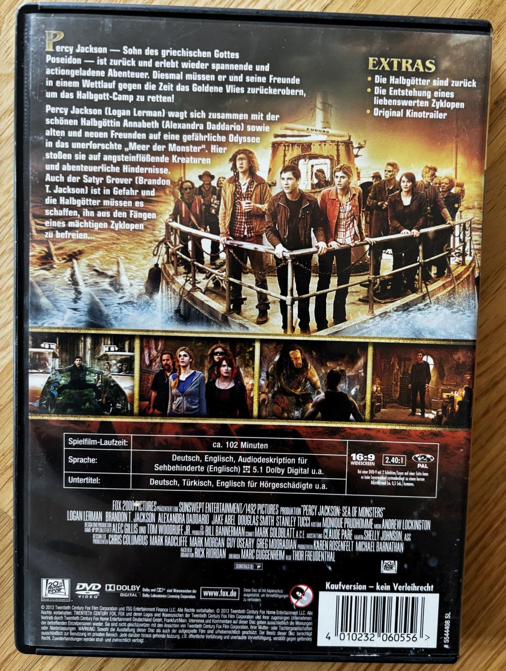Tutti i DVDs: DVD Percy Jackson Im Bann des Zyklon – Usato da Riehen venduto da martinaaebersold 1
