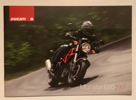 DUCATI Monster 695 Motorrad Prospekt von 2007