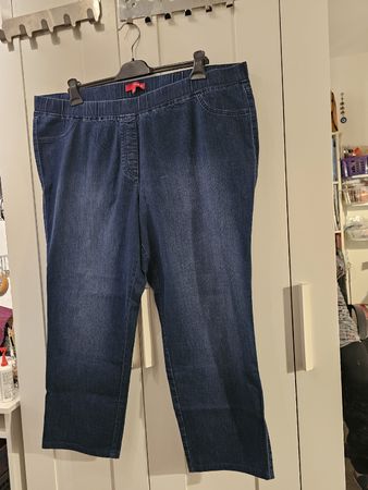 Damen Schlupf-Jeans v. "Thea" by Adler Mode, Gr. 52 PlusSize