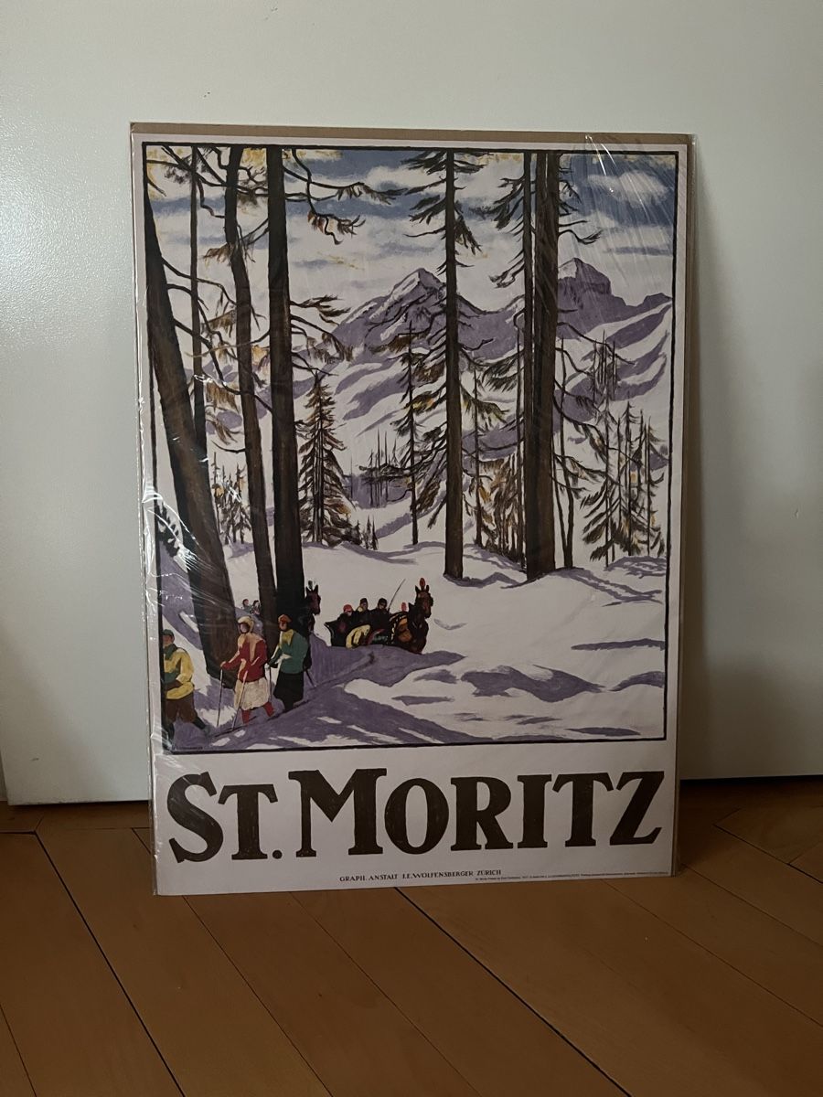 Posters & Illustrations: Werbeplakat St. Moritz – Neuf avec emballage d'origine à Zürich par 144happy