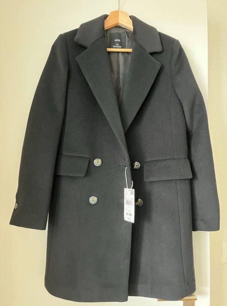 Mango Cappotti: Mango Wollmantel "Dali" XS, NEU – Nuovo e nell'imballaggio originale da Zürich venduto da AP_26