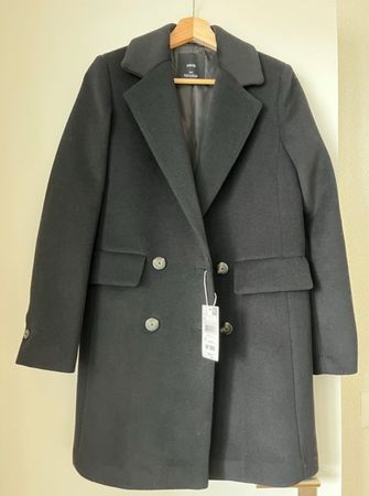 Mango Wollmantel "Dali" XS, NEU