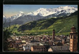 Poschiavo, Ortsansicht aus der Vogelscha