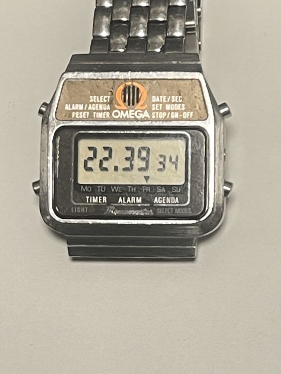 Omega Memomaster LCD Vintage Uhr Top Zustand Selten! (Gebraucht