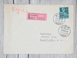 CL13 Enveloppe + Timbre Suisse 1950