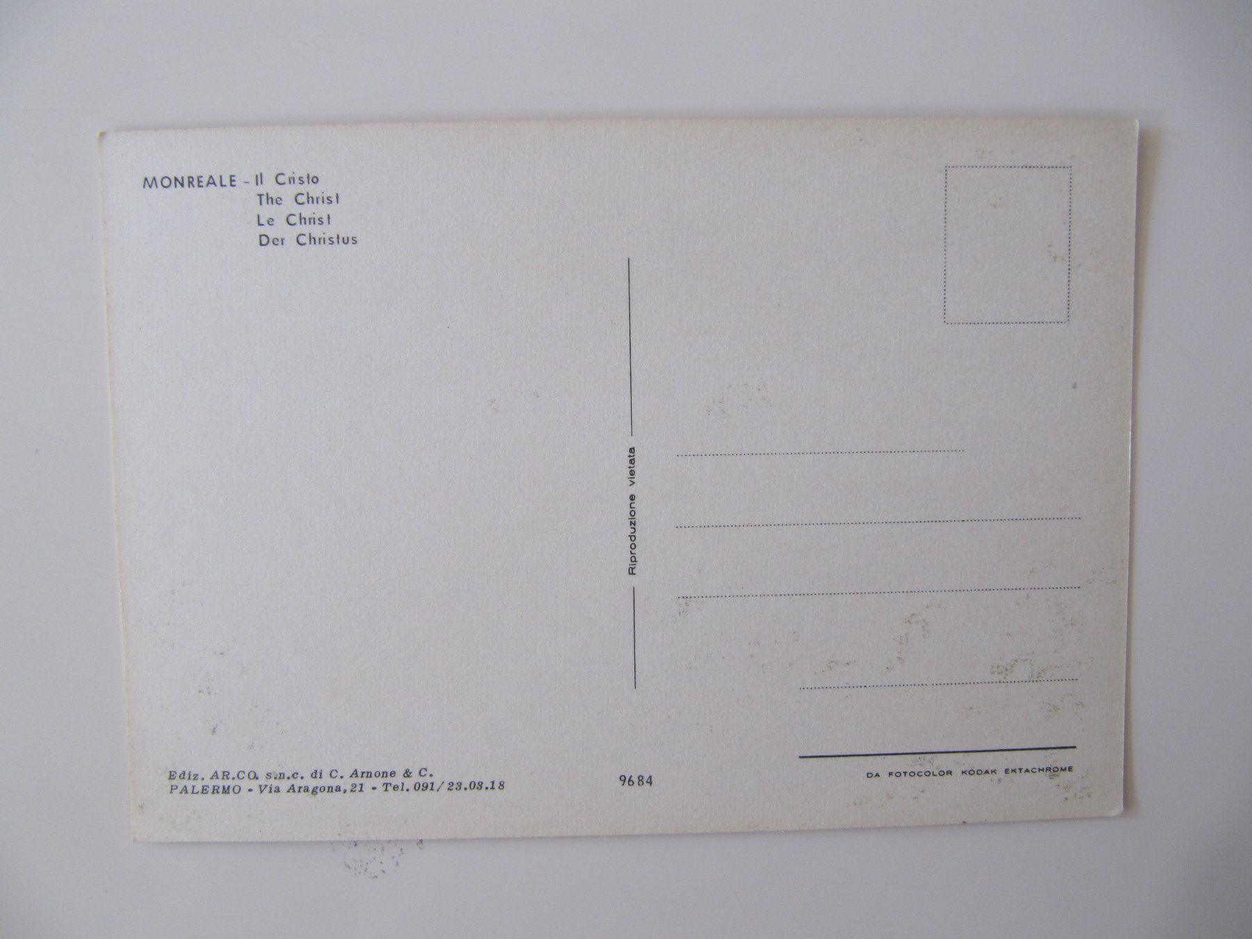 Cartoline postali: Alte Postkarten Monreale  ungelaufen #PK 3 – Nuovo (secondo la descrizione) da Basel venduto da Kuba2 8