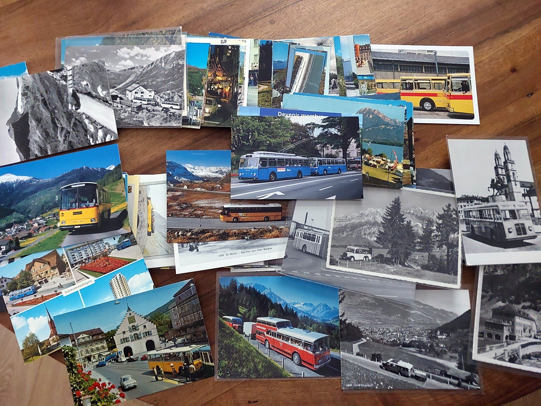 Ansichtskarten: 100 verschiedene Ansichtskarten - Postautos Schweiz – Gebraucht aus Schönenwerd von Steidi 2