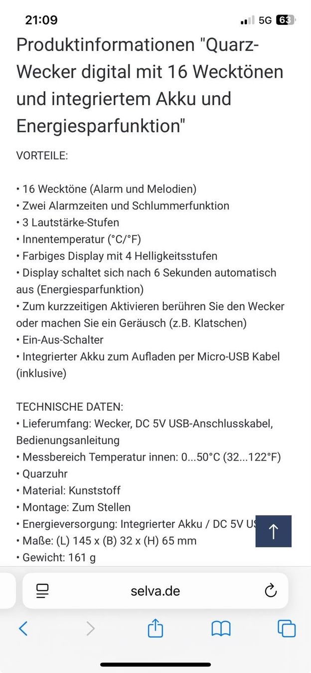 Réveils: Wecker – Neuf (Voir description) à Meilen par lisma29 2