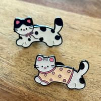 Set 2x Pin Katzen