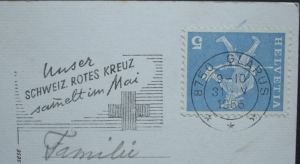 Cartoline postali: GLARUS Gasthaus Alp Richisau - Auto, VW-Käfer – Usato da Jona venduto da philajona 1