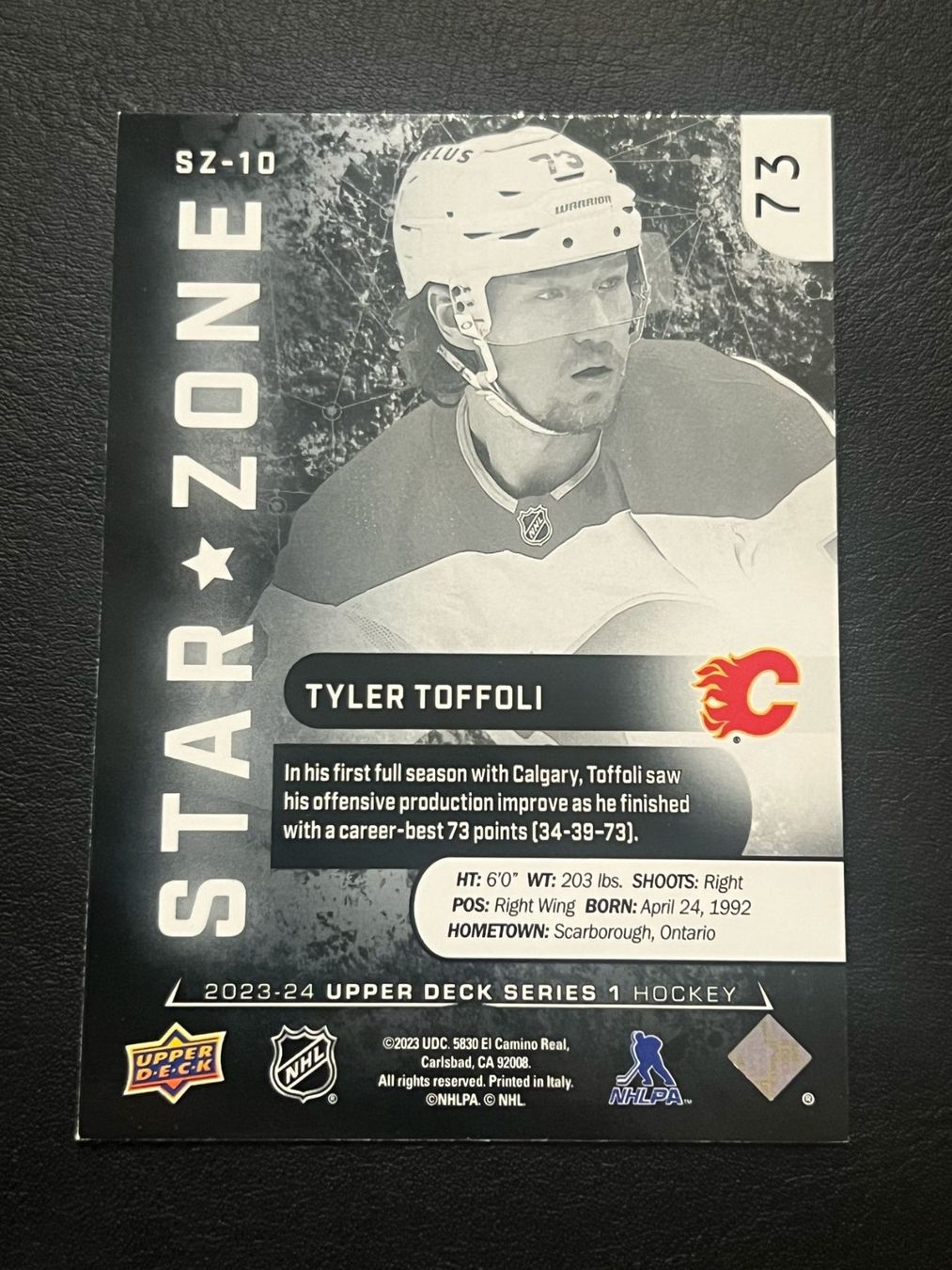 NHL Carte collezionabili: Tyler Toffoli 2023 Star Zone Calgary Flames – Nuovo (secondo la descrizione) da Möhlin venduto da SwissHockeyCards 1