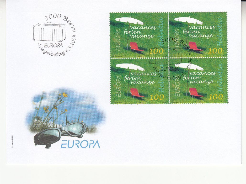 Tutti i francobolli: SBK 1122 im 4er-Block FDC – Usato da Bürglen TG venduto da StampGraf