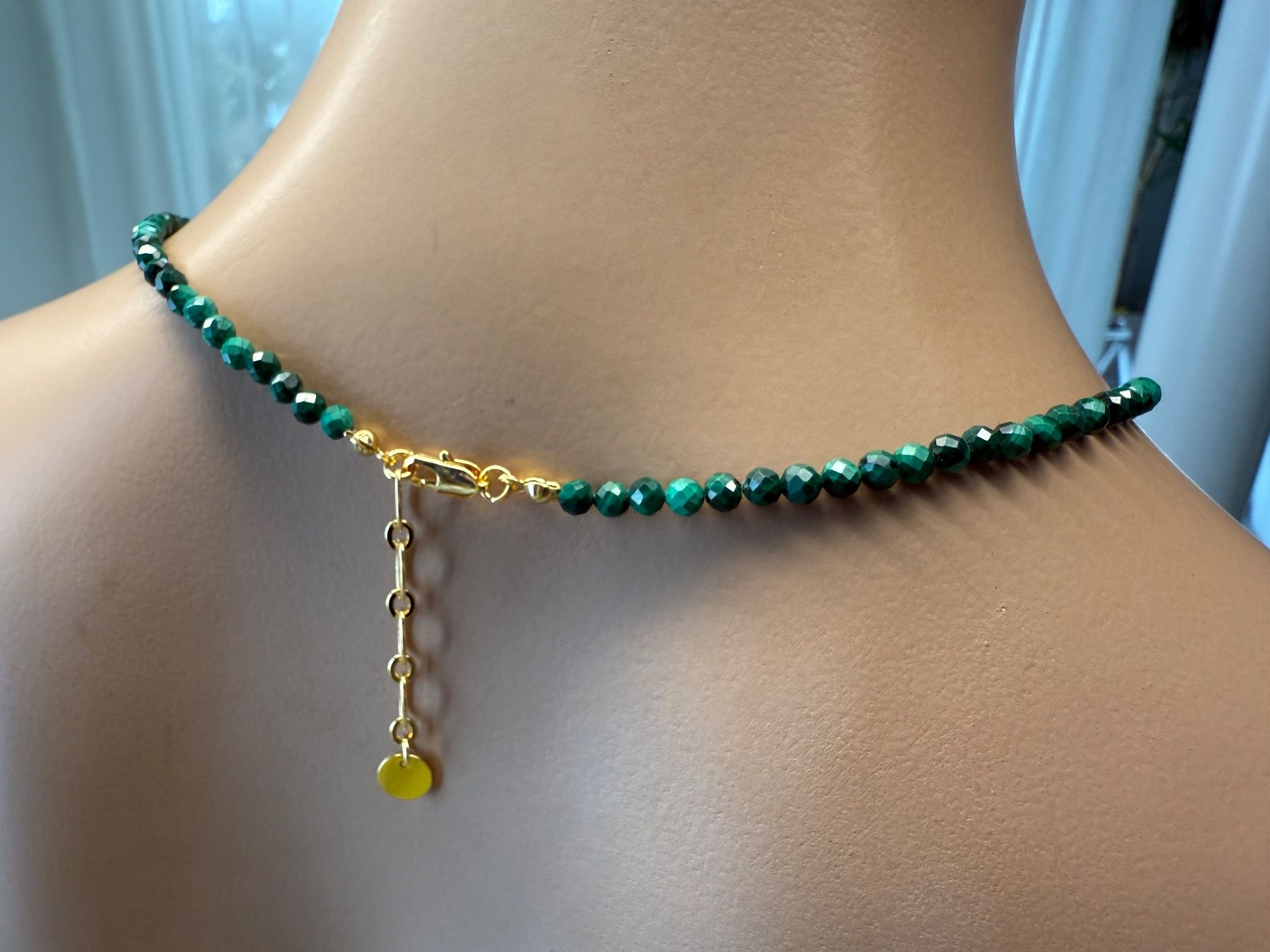 Catenine: Malachit Kette Halskette Collier Schmetterling Halsschmuck – Nuovo (secondo la descrizione) da Rotkreuz venduto da beltraum 8
