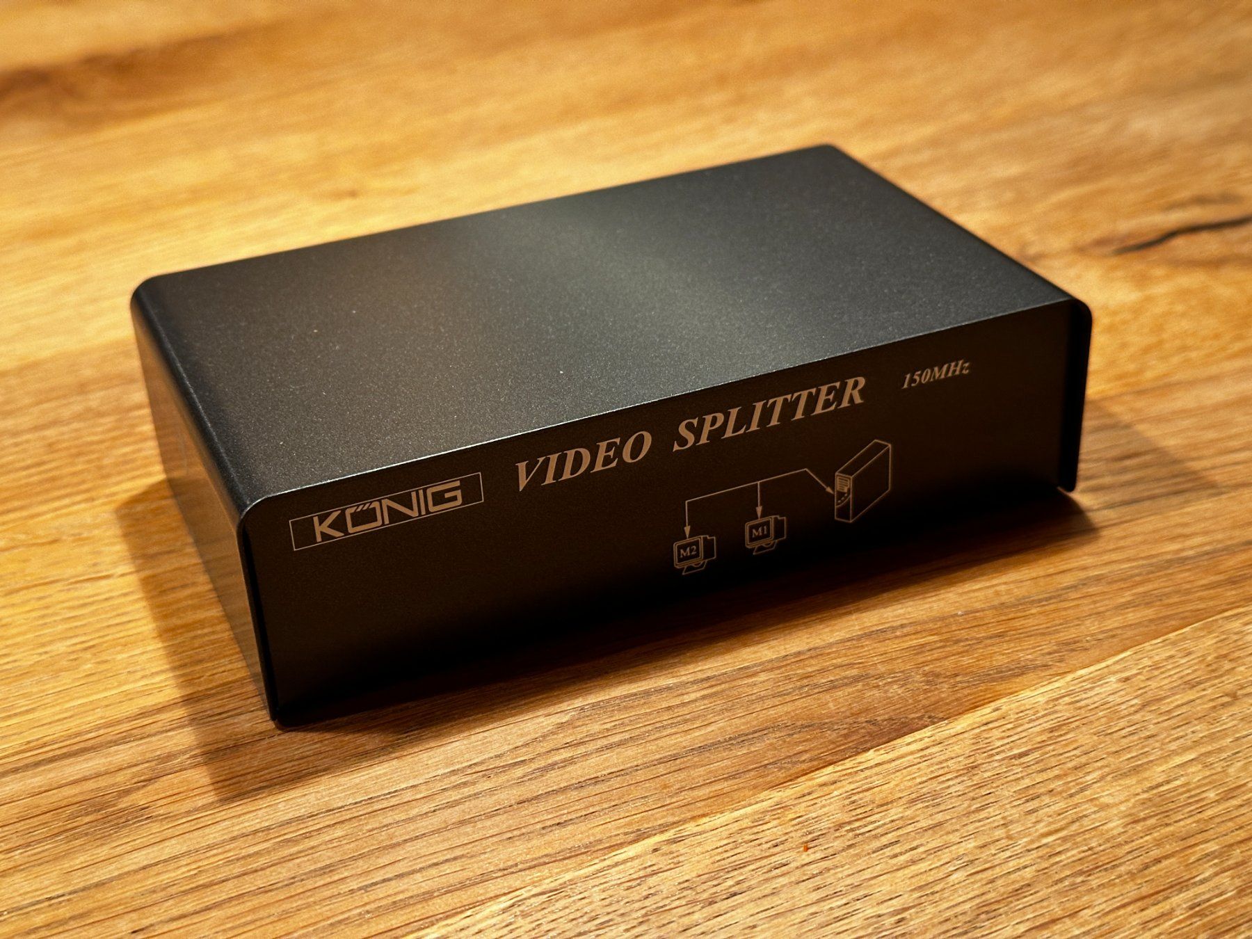 Laufwerke & Adapter: KONG Video Splitter 150Mhz - 1 Eingang 2 Ausgänge – Gebraucht aus Mittelhäusern von curi-drummer