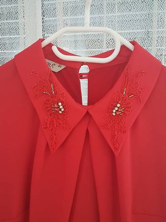 Korallfarbiges Kleid Grösse 38