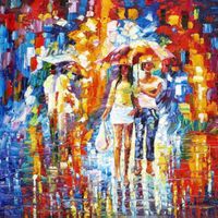 Modern Art - Umbrella walk