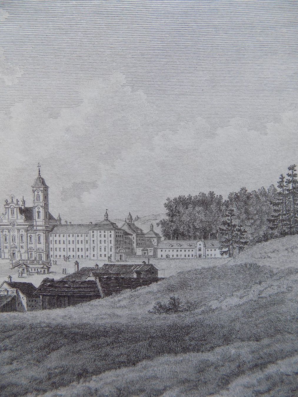 Gravures: Vue de l'abbey Einsiedeln – D'occasion à Risch par Rischli15 6