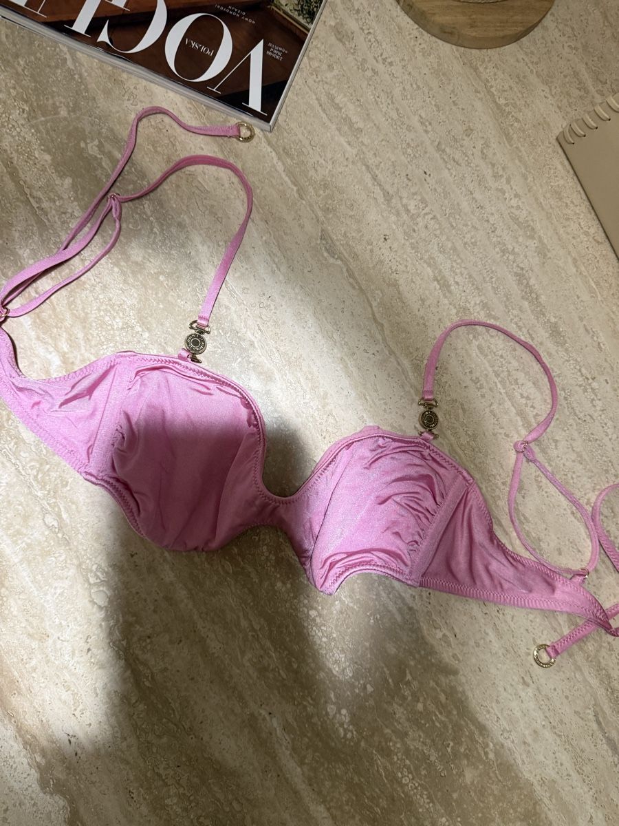 Calzedonia Badekleider & Bikinis: Pink Bikini Top Logo Detail Size S-M – Gebraucht aus Dübendorf von ReLoved_Fashion_ZH