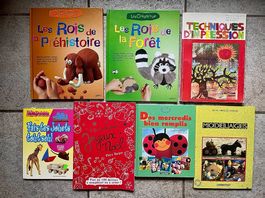 Divers livres de dessin et bricolage