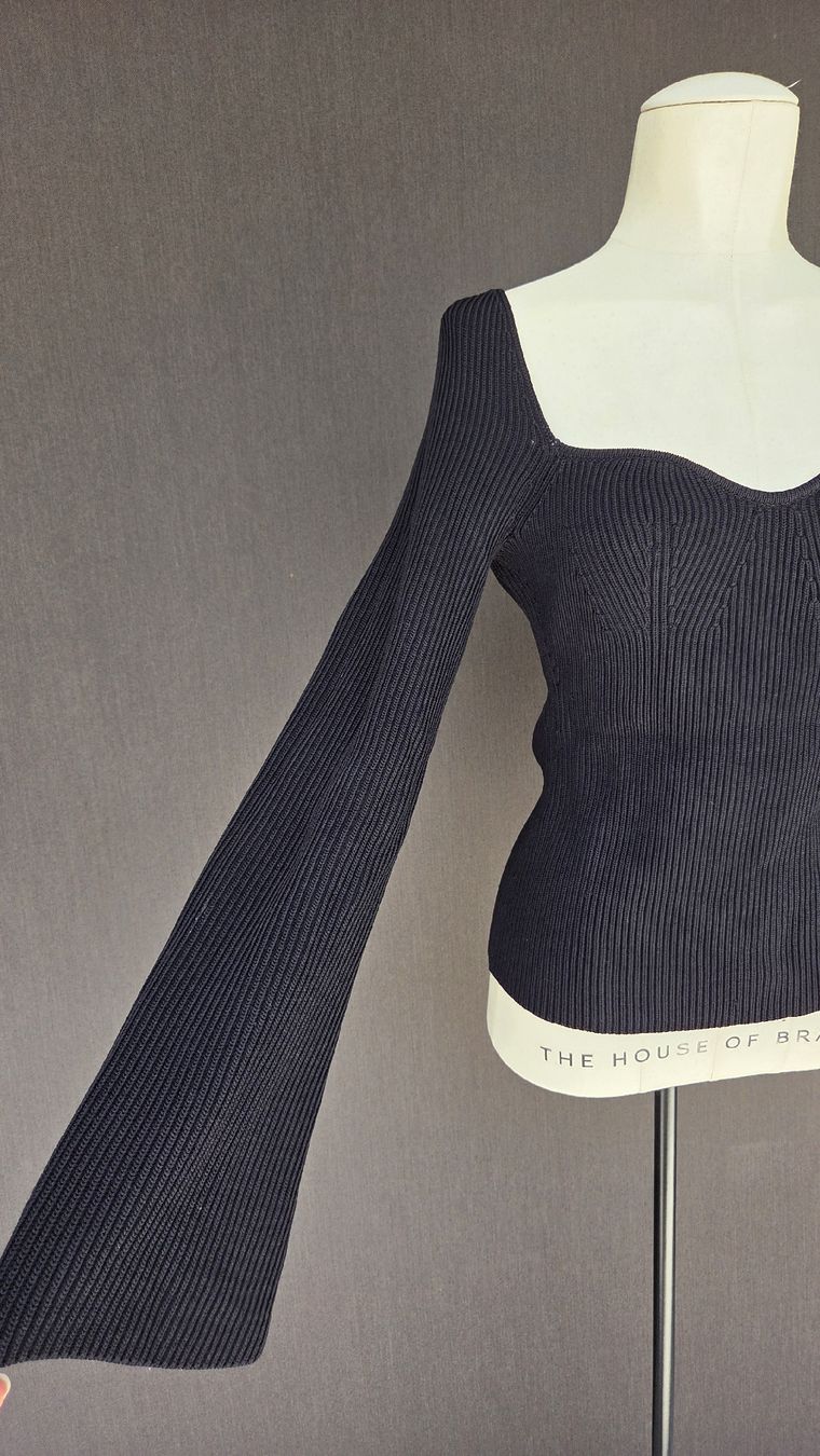 H&M Maglioni & Felpe: Schwarzer Rippenstrick Pullover von H&M in S – Nuovo (secondo la descrizione) da Kreuzlingen venduto da MeinKleinesAtelier 1