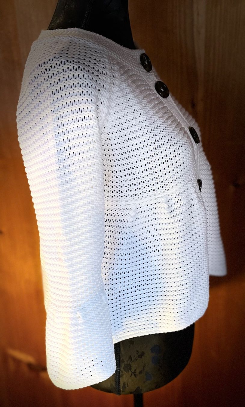 Pullover & Sweatshirts: Wunderschöner Sommer-Strickpulli - Cardigan der Marke OUI – Gebraucht aus Arbon von KaSaBo 2