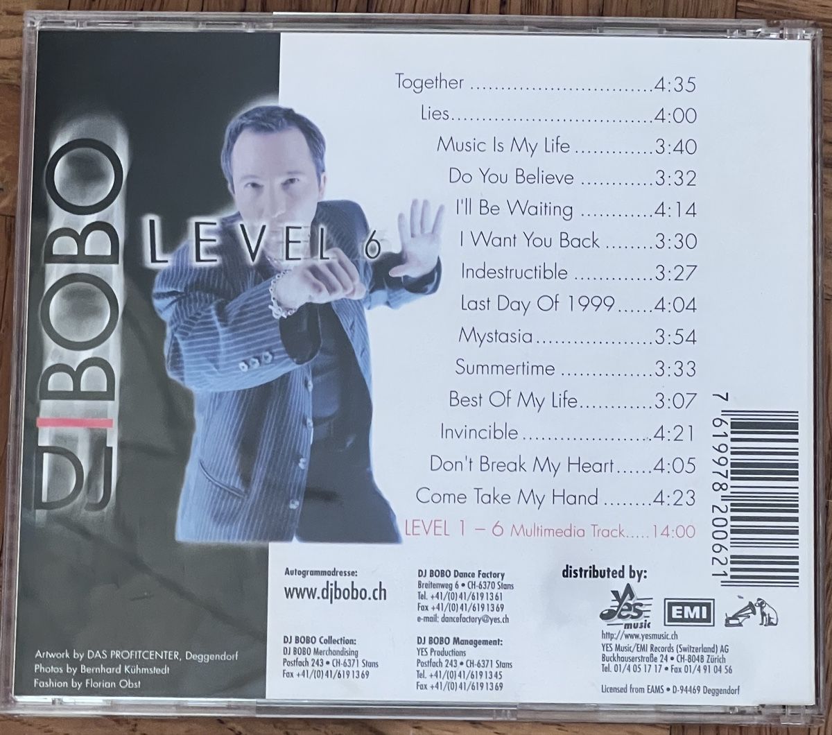 CDs: DJ BoBo Level 6 – Gebraucht aus Dino von ani_ypr9 2