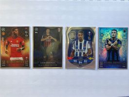 Match Attax Fussballkarten 4 spezielle Karten