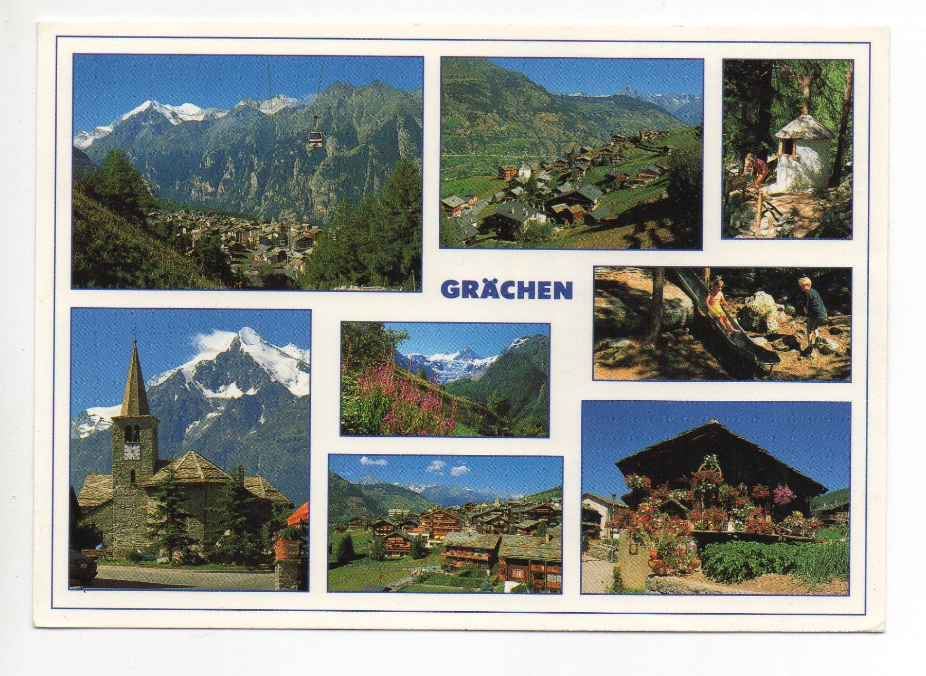 Ansichtskarten: GRÄCHEN – Gebraucht aus Jona von philajona