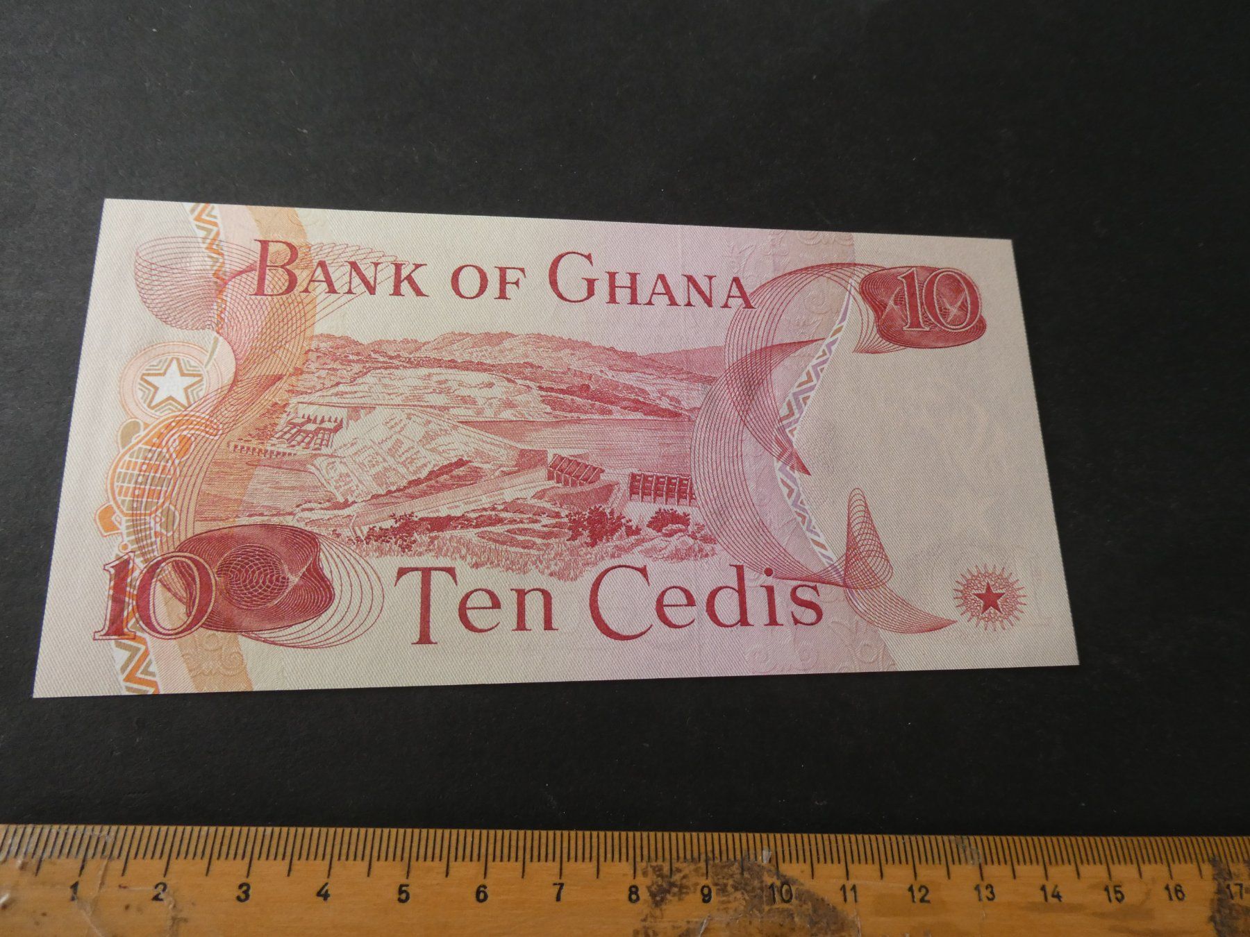 Banconote: Ghana 1978, 10 Cedis   ungefaltet – Usato da Hinterforst venduto da Rohusri 1