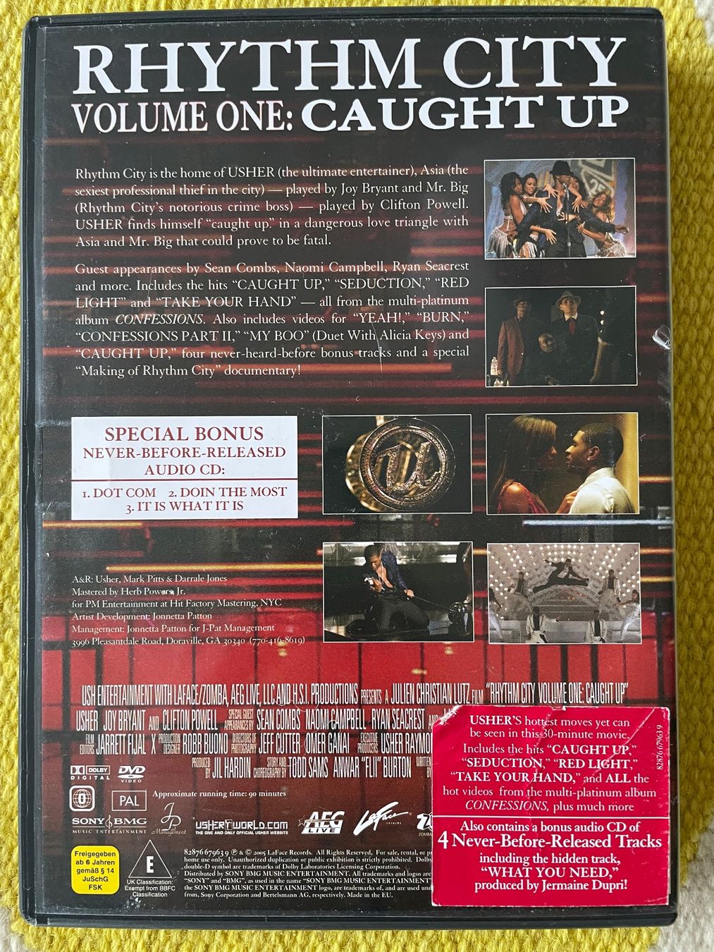 Tutti i DVDs: USHER-DVD+CD RHYTHM CITY VOLUME ONE:CAUGHT CUP – Usato da Rorschacherberg venduto da CD-Roli 1