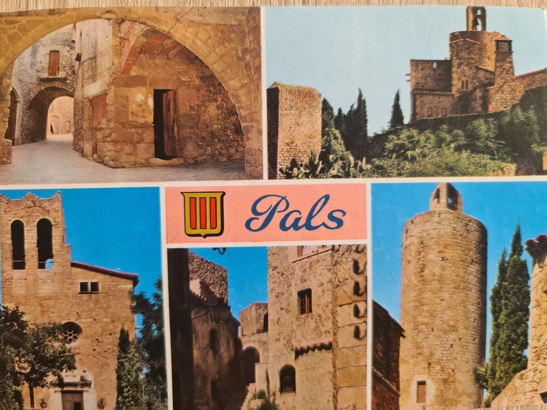 Cartoline postali: Ansichtskarte Costa Brava Pals Spanien 1979 – Usato da Dintikon venduto da Vexi