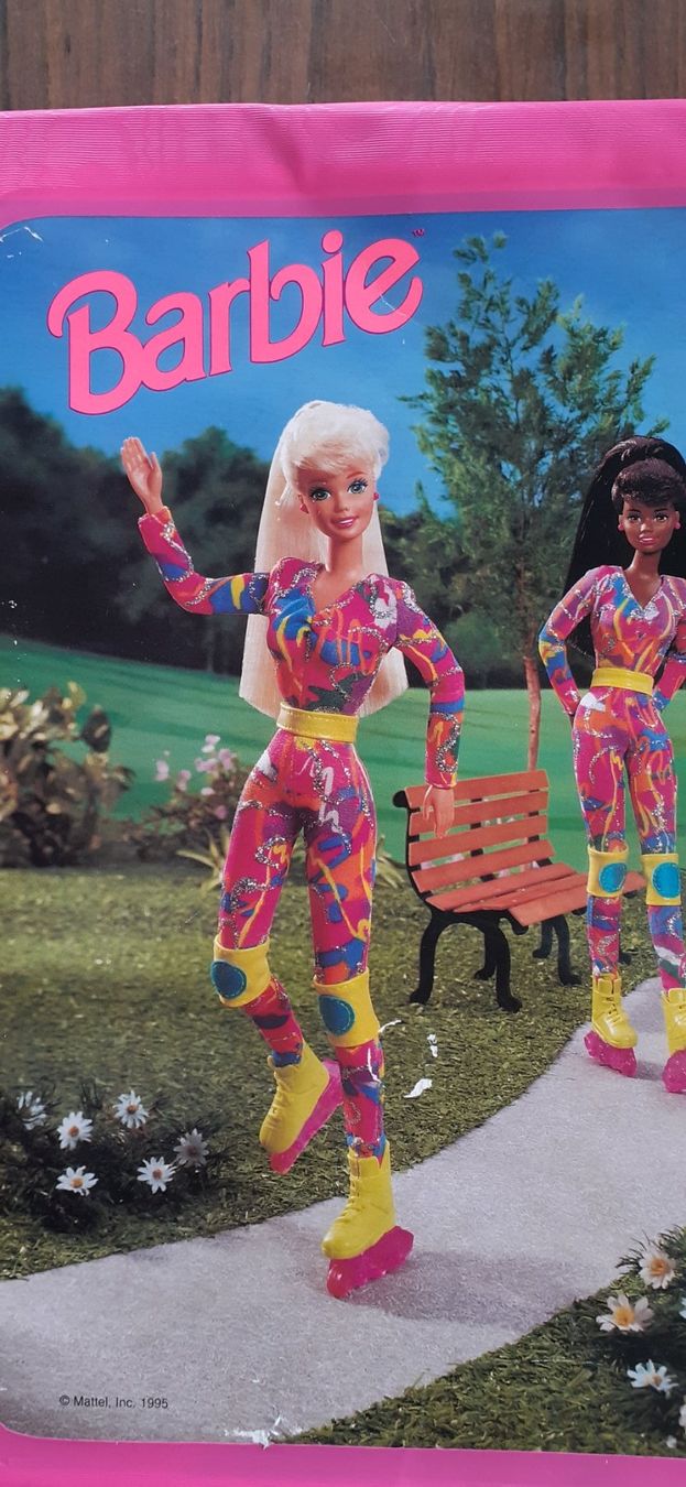 Puppen: Barbie Doll case Koffer Rollschuhbarbie 1990er – Gebraucht aus Mörschwil von lindaswunderkiste 3