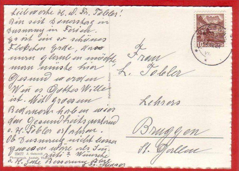 Cartoline postali: DUSSNANG, GROSSFORMAT – Usato da Grüningen venduto da Kartenlaube 1