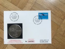 1969, Maximumkarte 50 Jahre Schweizer Flugpost