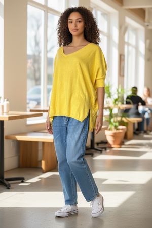 Artlove pull laurina yellow