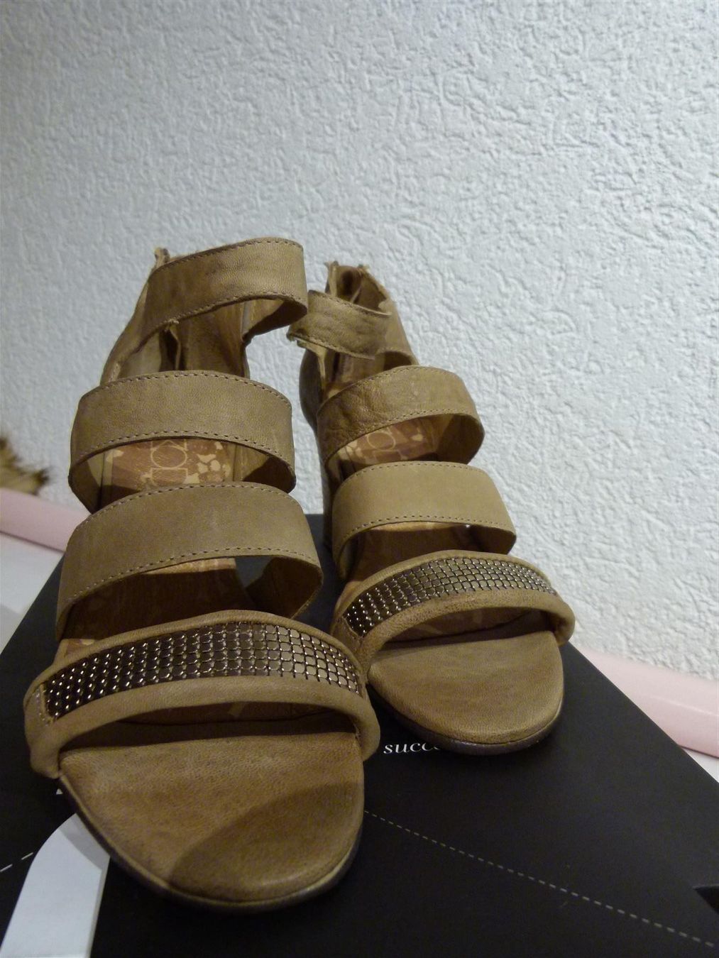 Scarpe da donna: Dkode Leder Schuhe Gr. 38 Lp:159fr. – Nuovo e nell'imballaggio originale da Uerkheim venduto da Justi.y 2