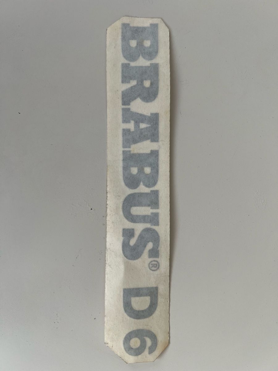 Sticker: Brabus Schriftzug und Sticker – Usato da Riehen venduto da Lupo1277 2