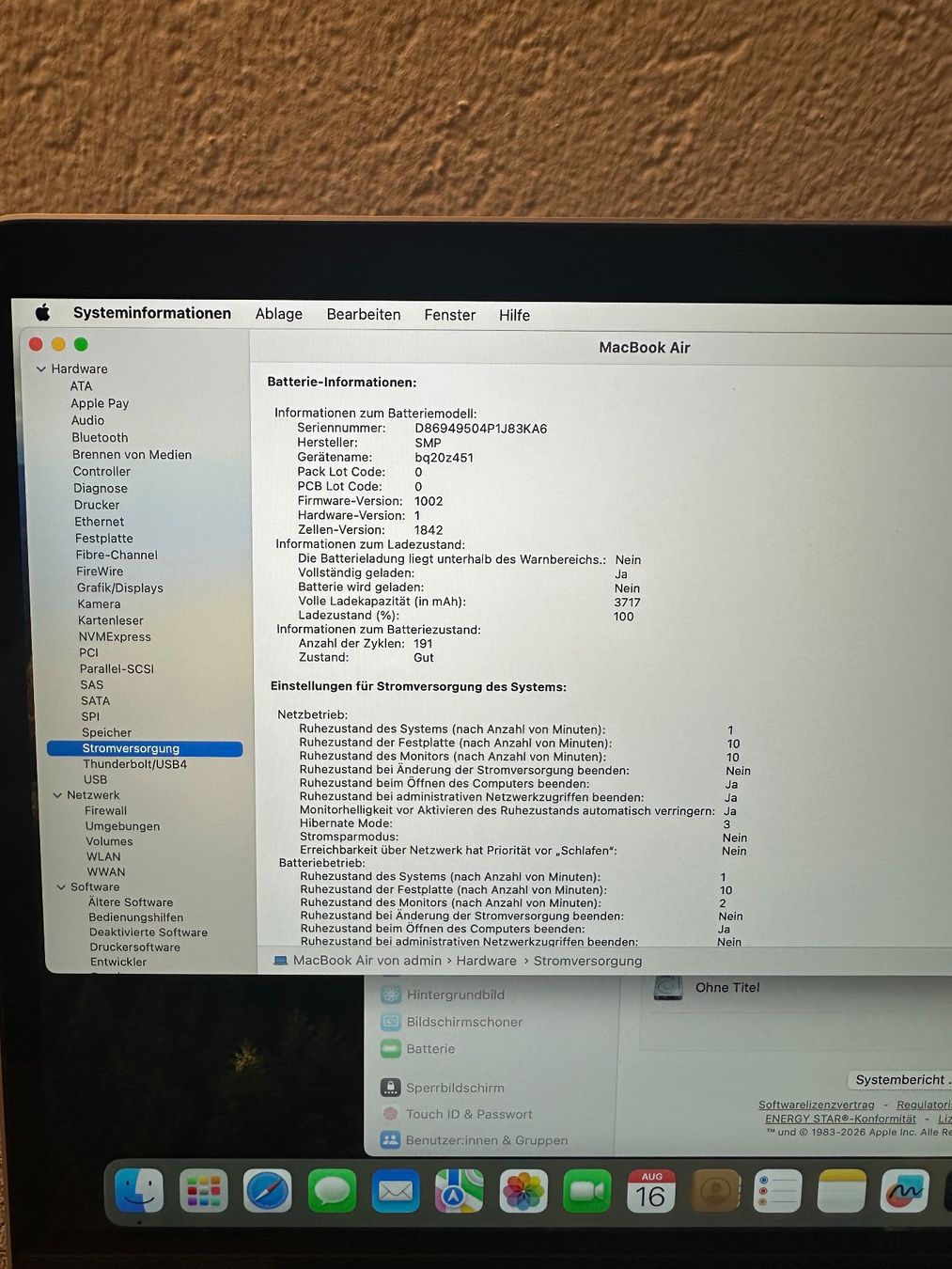 Apple Notebook: Macbook Air 2019 (silber) – Usato da Langenthal venduto da beli-1980 5