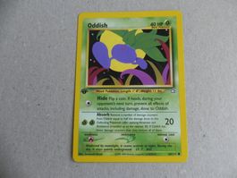 Oddish Pokémon Sammelkarte 1. Edition Ausgabe 1995 - 2000 HP