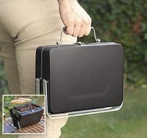 Mallette Barbecue à Charbon Portable et Pliable Pique-nique