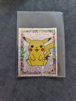 Pokémon Merlin Sticker Topps Prism Holo Pikachu S1