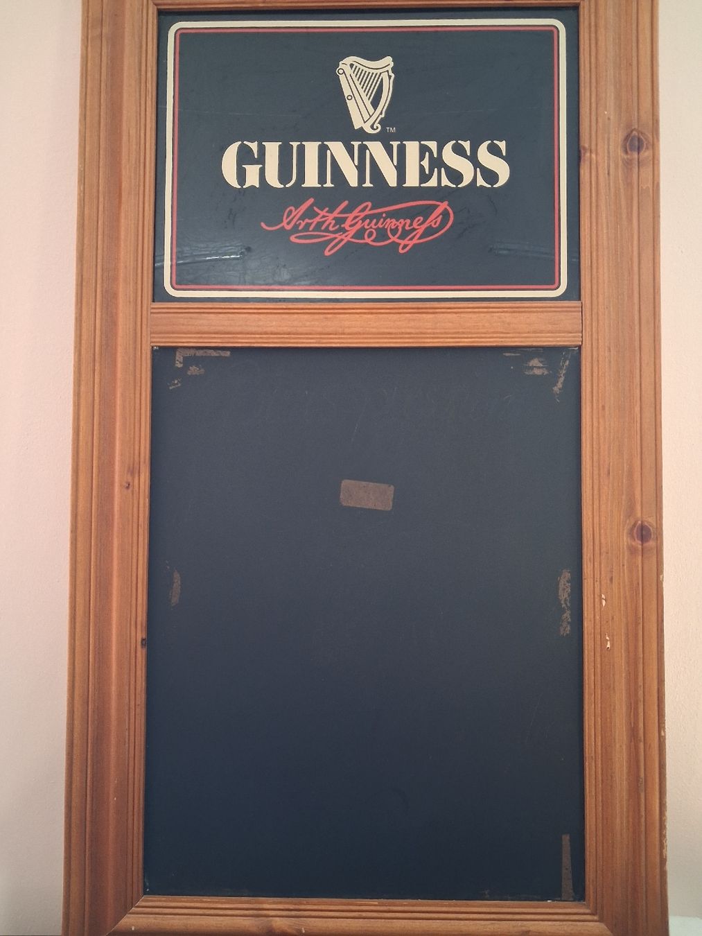 Lavagne: Tableau ardoise Guiness – Usato da La Chaux-de-Fonds venduto da inf_g6tk 2