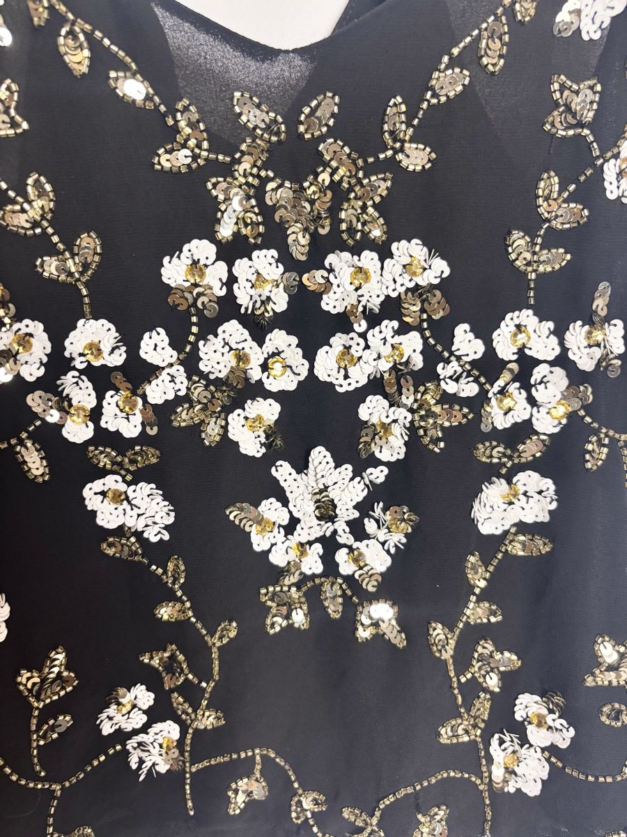Camicette: vintage unique flower sequin camisole top – Usato da Leissigen venduto da lamooniade 3