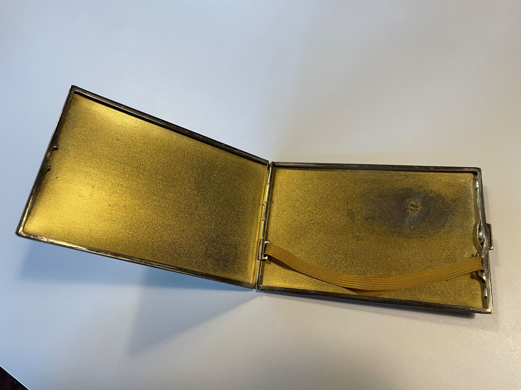 Altri Prodotti per fumatori: Vintage Zigarettenetui, versilbert, Art Deco Stil – Usato da Zürich venduto da Grandpas 1
