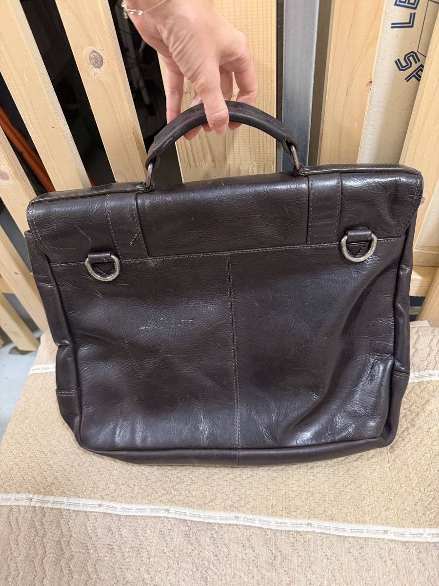 Maddison Borse: Cartable Maddison cuir brun ordinateur / business – Usato da Porrentruy venduto da Aussie25 4
