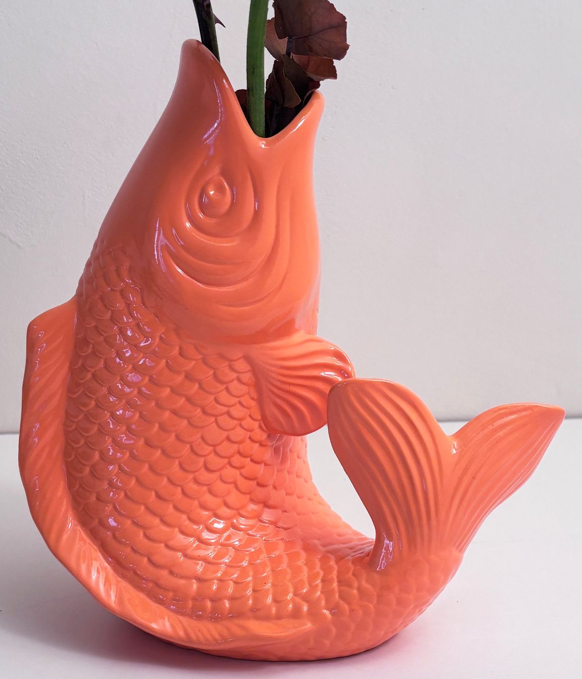Vasi & Recipienti: Fischvase/Objekt in Keramik Orange – Nuovo (secondo la descrizione) da Chur venduto da elifornico 2