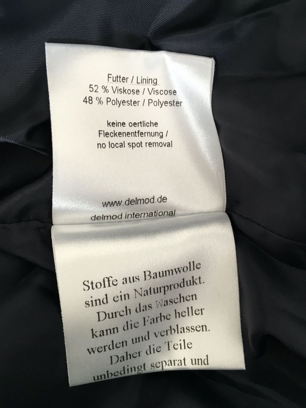 Gonne: Neuer klassischer leichter dunkelblauer Rock Baumwolle – Nuovo (secondo la descrizione) da Bern venduto da Smile-2707 3
