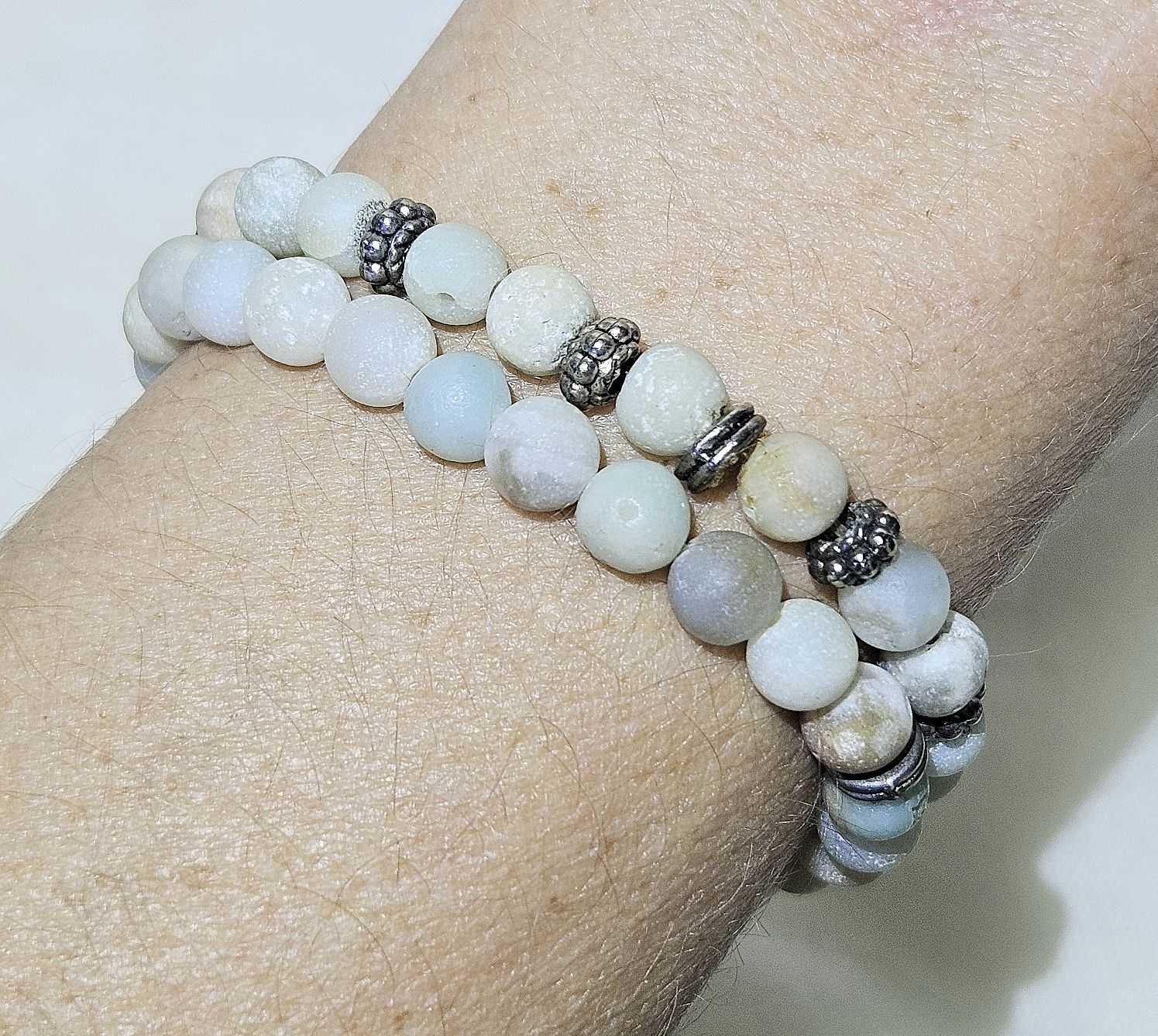 Bracciali & Braccialetti: Amazonit-Set Armk. - Spendenaktion – Nuovo (secondo la descrizione) da Unterkulm venduto da Nachtigall 1
